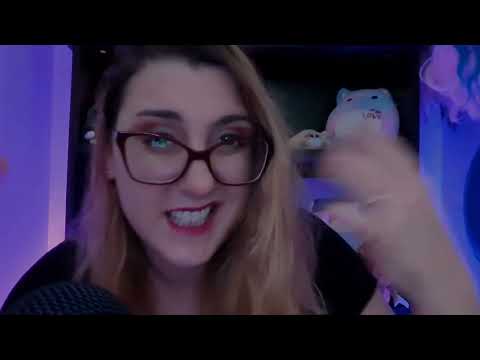 ASMR Spit Painting and Plucking Bubble Gum out of your HAIR!