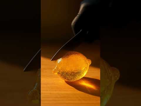 Cutting Glass Fruit ASMR #shorts #ai #aiart #asmr #glasscutting #satisfying #asmrsounds