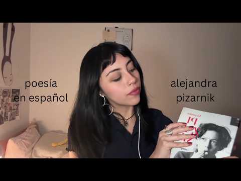 Susurrandote Poemas de Pizarnik al Oído | mouth sounds, lectura, ASMR en español