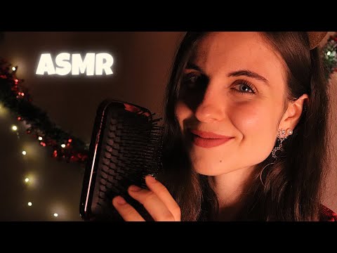 ASMR J21 🎄 Papouilles et brossage de cheveux pour dormir 💆🏻‍♀️💤