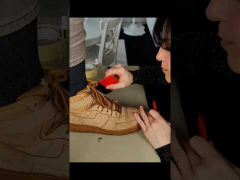 Dual scraper shoe clean 👟✨