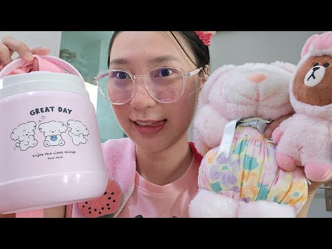 ASMR เคาะของสีชมพู 🌸