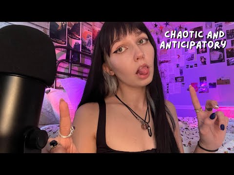 ASMR Chaotic and Anticipatory Tingles (Stuttering, Pausing, and Fast)