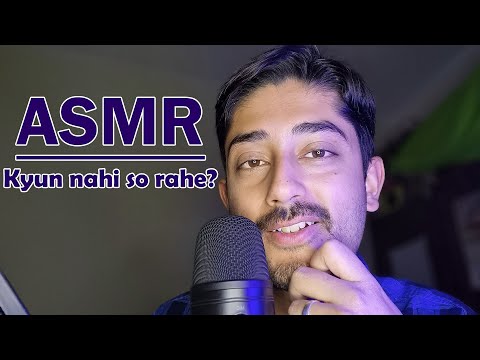 ASMR Hindi Whisper (Why are you still awake?) Finger Touching Face 💙