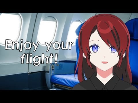 Flight Attendant Strikes Up A Conversation With You (ASMR Roleplay) [F4A]