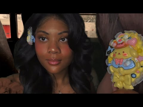 Best Friend Helps You Cram on the School Bus (Skin Care + Back Massage)