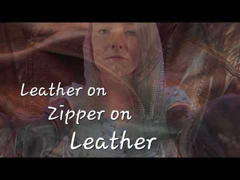Leather on Zipper on Leather (ASMR)