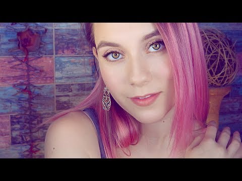 ASMR ✦ Lovely MAKEUP for a good mood✦ Face brushing & face touching + oil & sticky tingles ✦ WHISPER