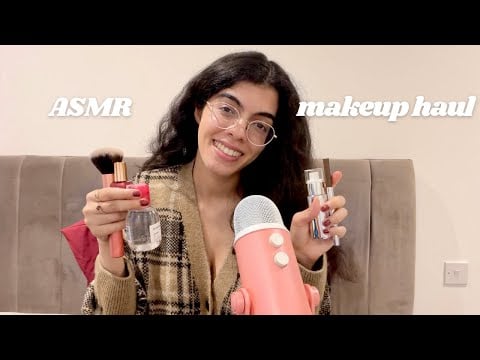 ASMR makeup haul (ft. fall clothes 💄🍁)