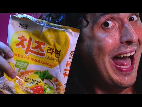 ASMR Review Cheese Ramen / Fromage Ramyun Noodle 먹방