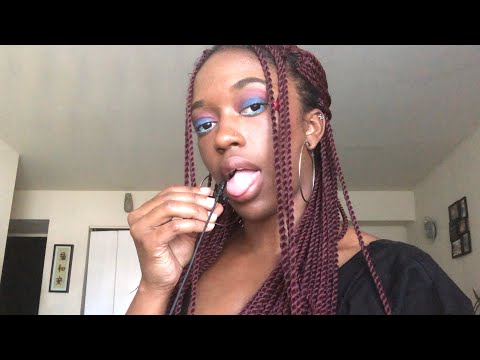 ASMR|TINY MIC LICKING