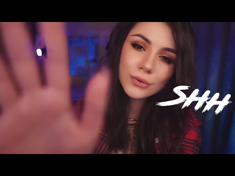 ASMR Shh, Calming You To Sleep 💎 Ear Touching, No Talking, Light music