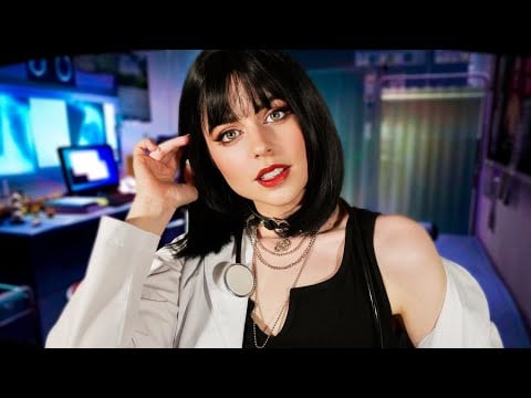ASMR Suspicious Goth Doctor Is Obsessed With You 🩺 Cranial Nerve Exam, Medical Roleplay