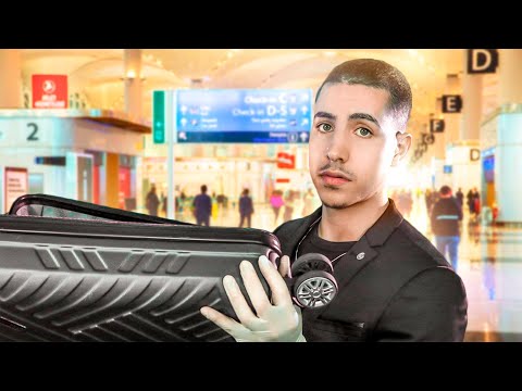 ASMR VOCÊ foi parado no AEROPORTO com BAGAGEM SUSPEITA