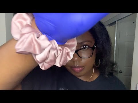 Asmr | Fast and Aggressive Scalp Massage / Hair Brushing with Gloves and Oil 🧤