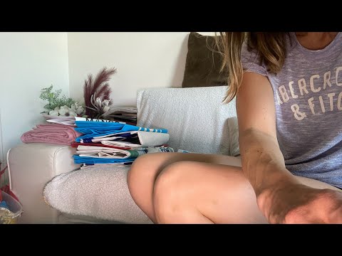 ASMR Plastic Bag Crinkle, Paper Bag Crinkle, Folding, Tingling