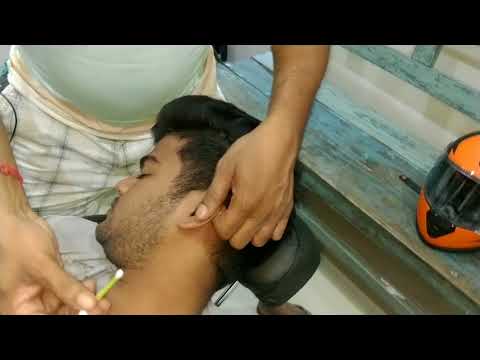 asmr Head and body massage by asim barber | Neck cracking