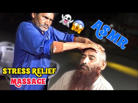 ASMR Stress Relif Massage  | ASMR Head Massage For Relaxing | ASMR with Yahya