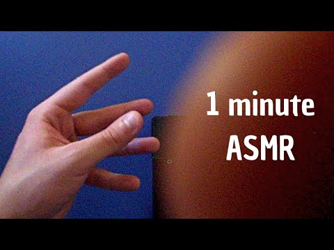 1 minute ASMR | Hand Sounds + Camera Tapping (Fast Aggressive) - part 3