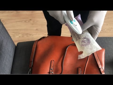 ASMR ✨ - TSA | airport security bag check with latex gloves ✈️ | soft spoken | bag rummage