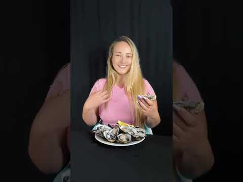 Aussie bogan ASMR raw oyster mukbang on YT now!