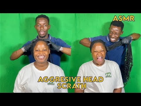 ASMR💫Aggressive & Tickling Head & Ear Massage ,Neck back & shoulder  Massage 4 Deep Sleep Relaxation