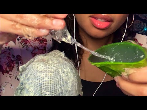 ASMR | Slimy Aloe Vera & Gel Tingles For sleep 😴