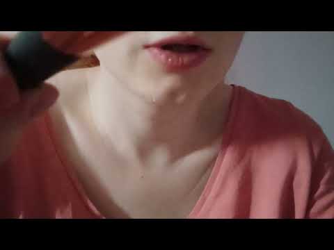 ASMR - Up-close Trigger Words & Face Brushing 😴