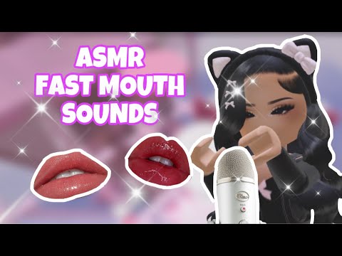 Roblox ASMR ☆ FAST MOUTH SOUNDS,very relaxinggg (っ◕‿◕)っ