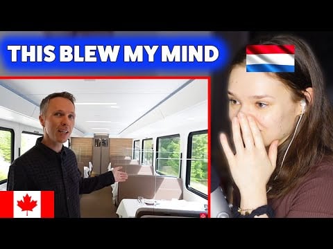 European Reacts to Canada’s Most Luxurious Train 🚆🇨🇦