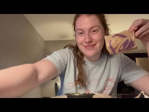 TACO BELL MUKBANG - asmr whispered style