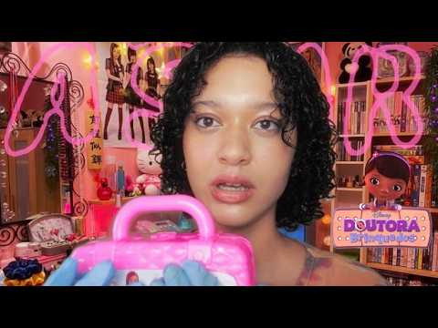 ASMR Exame Medico No brinquedo favorito da sua Infância