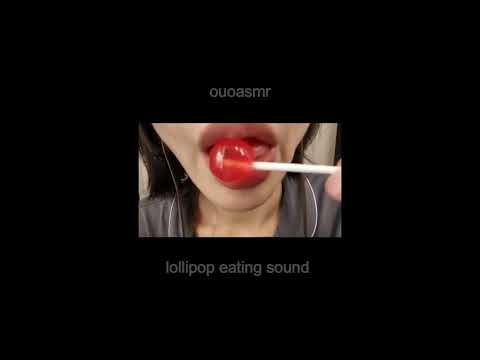 ASMR 사탕 이팅 사운드 #lollipop #lick #mouthsounds