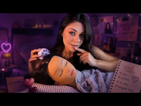 ASMR: Menina Obcecada Mexe No Seu Cabelo Enquanto Você Dorme 😏😴