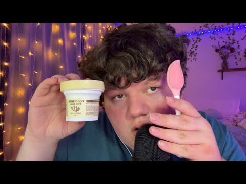 ASMR Doing Your Skincare ✨✨ Lots Of Mouth Sounds 