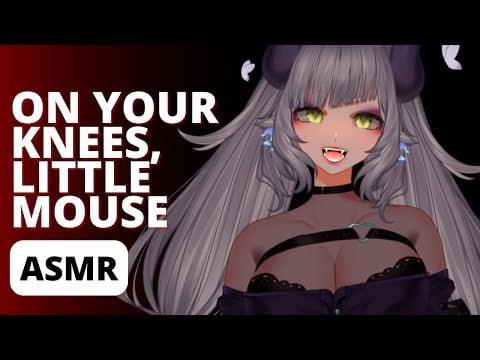 Vampire Hunt ASMR [dominant speaker] [bite] [pet names] [rough]