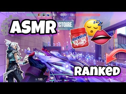 ASMR Français • Je te RELAXE en RANKED SUR VALORANT TRIGGERS ULTRA RELAXANTS 😴💤