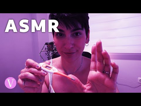 ASMR -Te cuido estando enfermo SUSURROS Tapping y MOUTH sounds