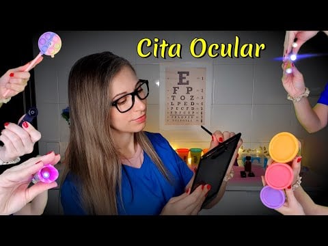 Clínica ASMR | Pruebas Visuales relajantes para dormir | Rol Médico | Español