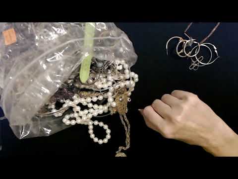 ASMR | Goodwill Jewelry Bag Show & Tell 7-24-2020 (Whisper)