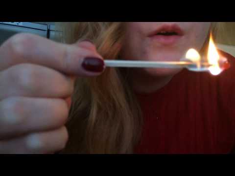 ASMR match lighting