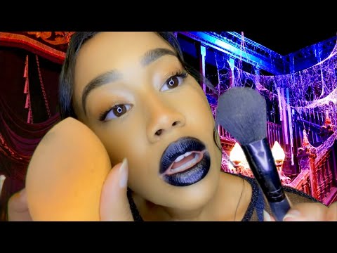 ASMR Fast & Aggressive Make-up Application At a Halloween Party💄🎃Make-up ASMR