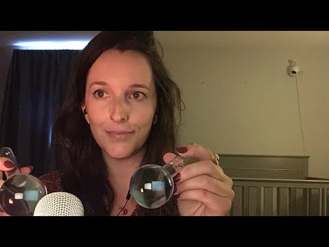 ASMR water globes and random trigger assortment + whispering