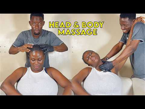 Asmr full Head Scalp Scratch Massage, Neck & Shoulder Massage for Sleep & Relaxation