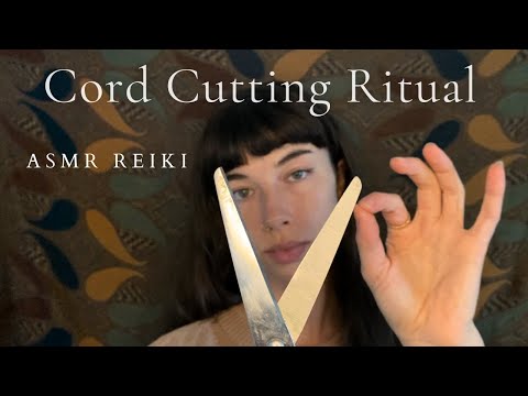 ASMR Reiki ~ Cord Cutting | Plucking | Remove Low Vibration Energy | Relaxing | Energy Cleanse