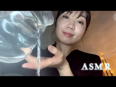 【ASMR】頭からお湯をかぶってポカポカ。至れり尽くせりのトリートメントとマッサージ【ロールプレイ】お知らせあり