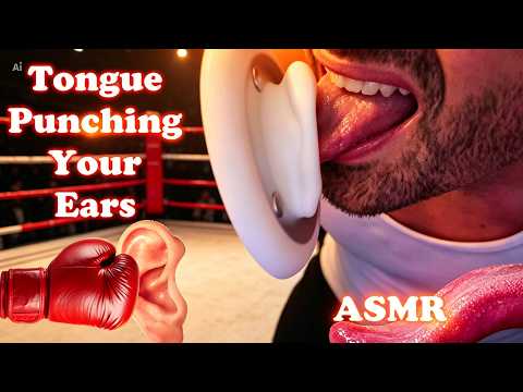 1 Hour Tongue Punching Your Ears (ASMR)