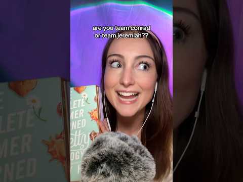 are you team conrad or team jeremiah?? the summer i turned pretty asmr