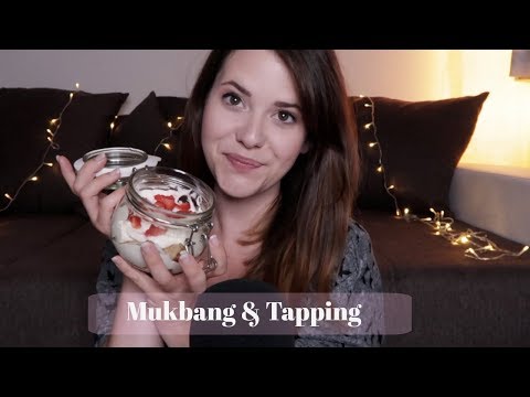 ASMR Creamy MUKBANG & viel entspanntes Glas TAPPING [deutsch/german]