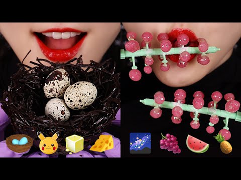 TIKTOK EMOJI MUKBANG ASMR TIKTOK EMOJI FOOD CHALLENGE #17 ⚡